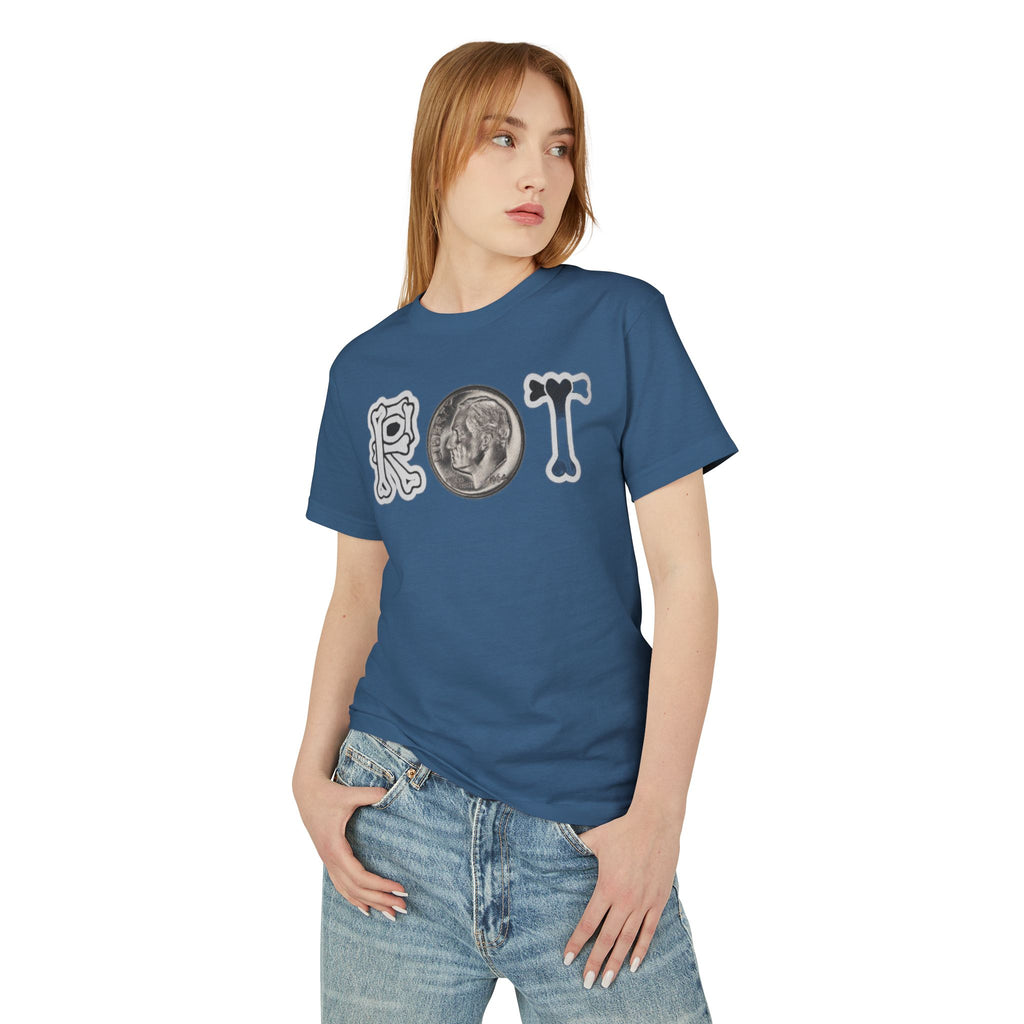 Proof Pain Pays Cotton Tee — ROT Coin Front & 'PROOF PAIN PAYS' Back