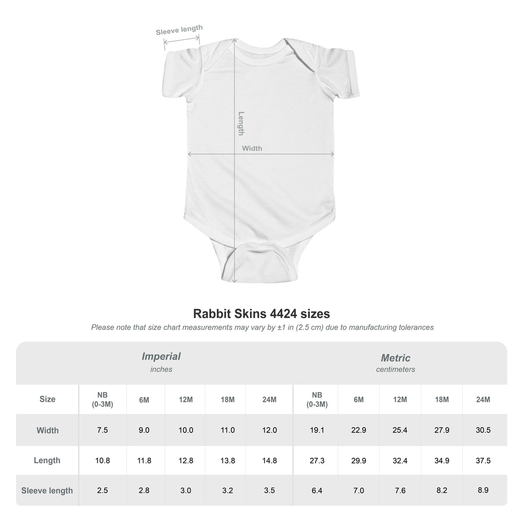 Infant Bodysuit "Made It Out" Minimal Logo Baby Onesie
