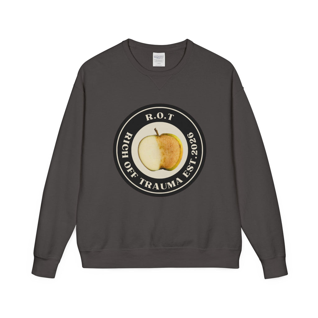 Crewneck Sweatshirt — R.O.T. (Rich Off Trauma) Logo