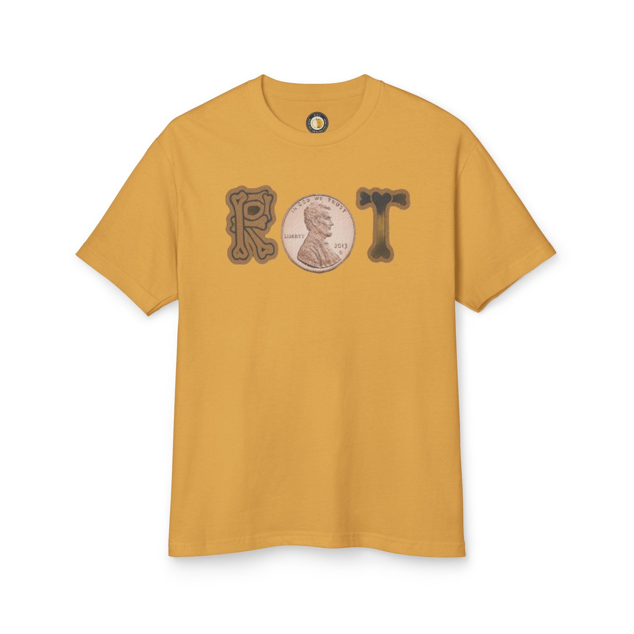 Proof Pain Pays Graphic Tee — Retro Penny Lettering Front, 'Proof Pain Pays' Back