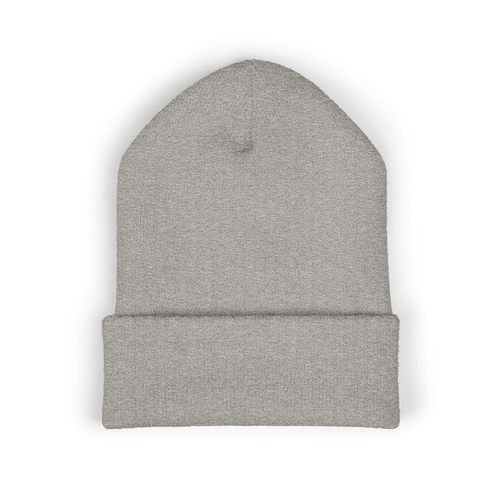 ROT Patch Cuffed Beanie — Classic Knit Winter Hat