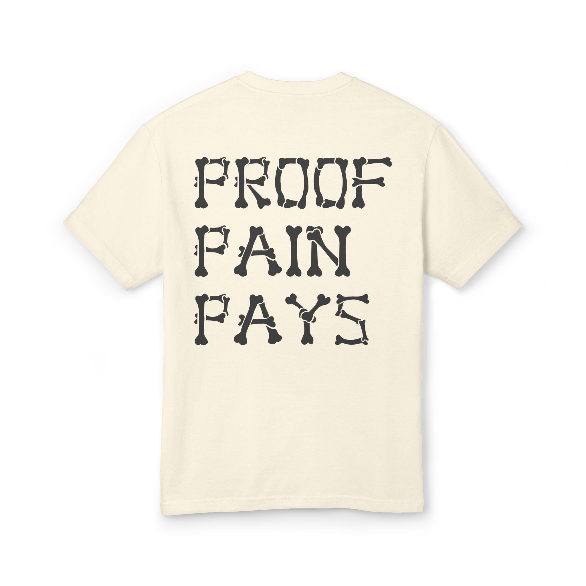 Proof Pain Pays T‑Shirt — Vintage Coin Graphic Short Sleeve Tee