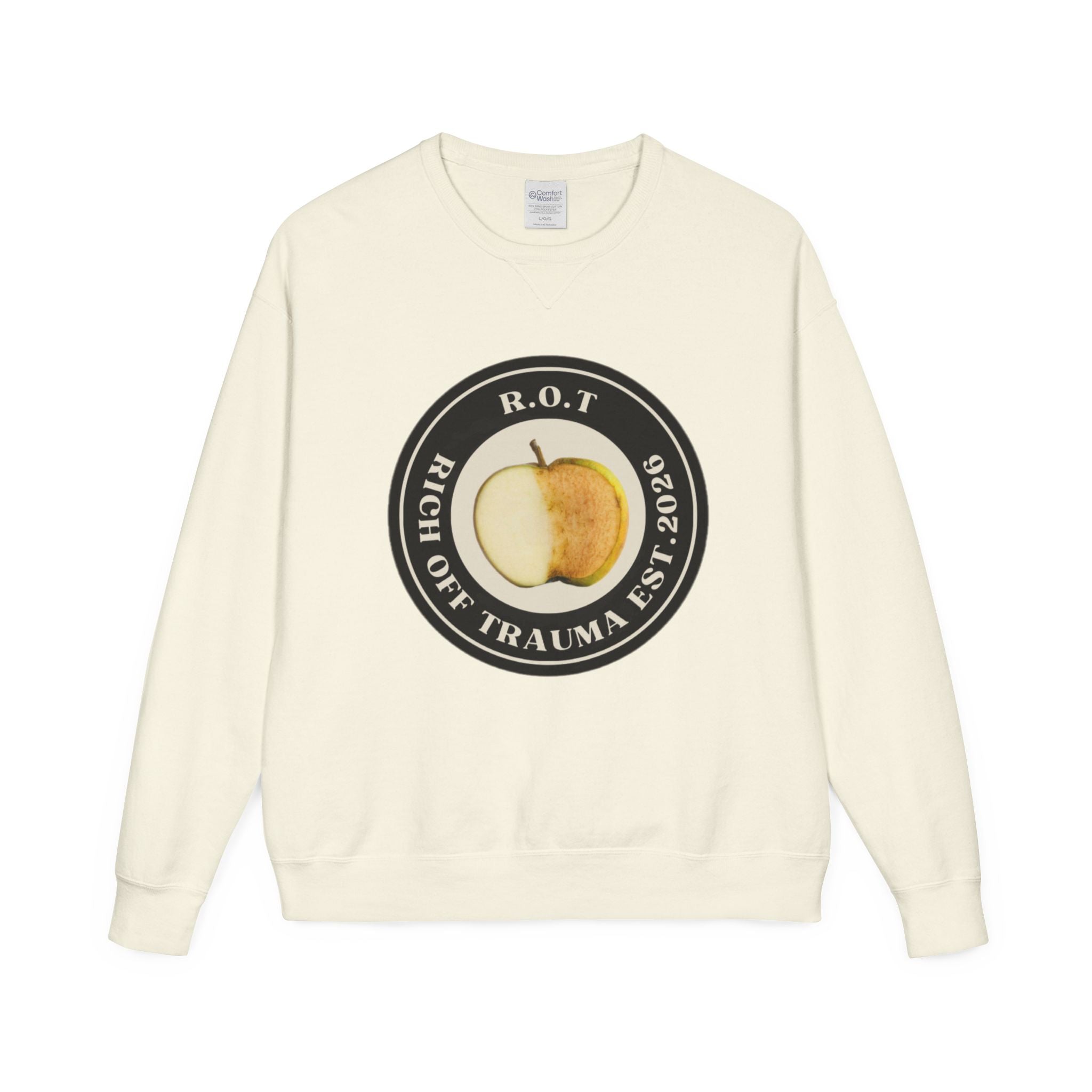 Crewneck Sweatshirt — R.O.T. (Rich Off Trauma) Logo