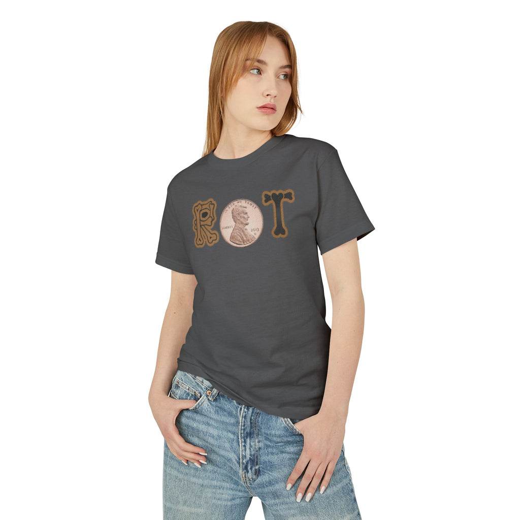 Proof Pain Pays Graphic Tee — Retro Penny Lettering Front, 'Proof Pain Pays' Back