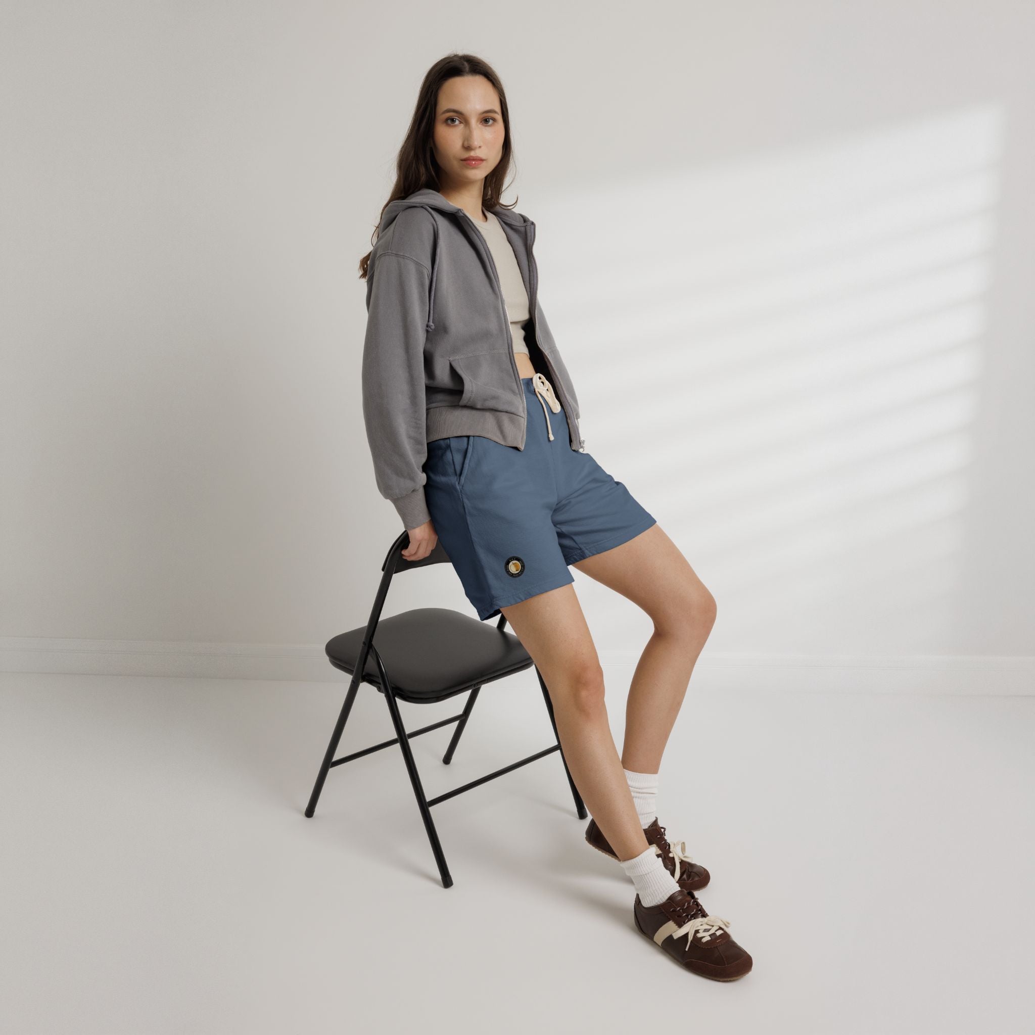 ROT Crew Fleece Sweat Shorts — Garment-Dyed Lightweight Casual Lounge Shorts
