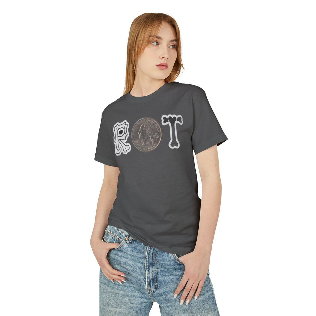 Proof Pain Pays Graphic Tee — Distressed Gothic Lettering Cotton T‑Shirt