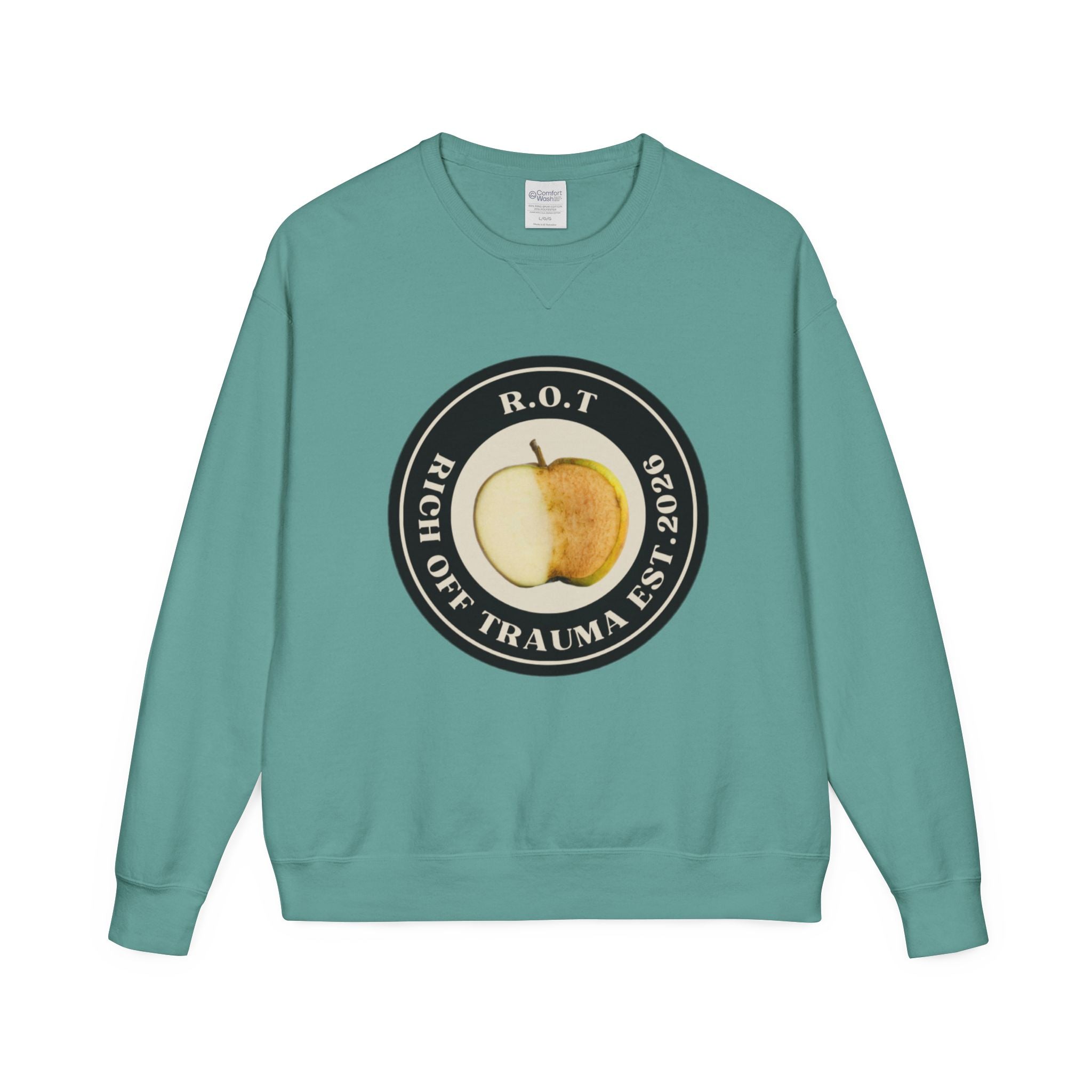 Crewneck Sweatshirt — R.O.T. (Rich Off Trauma) Logo