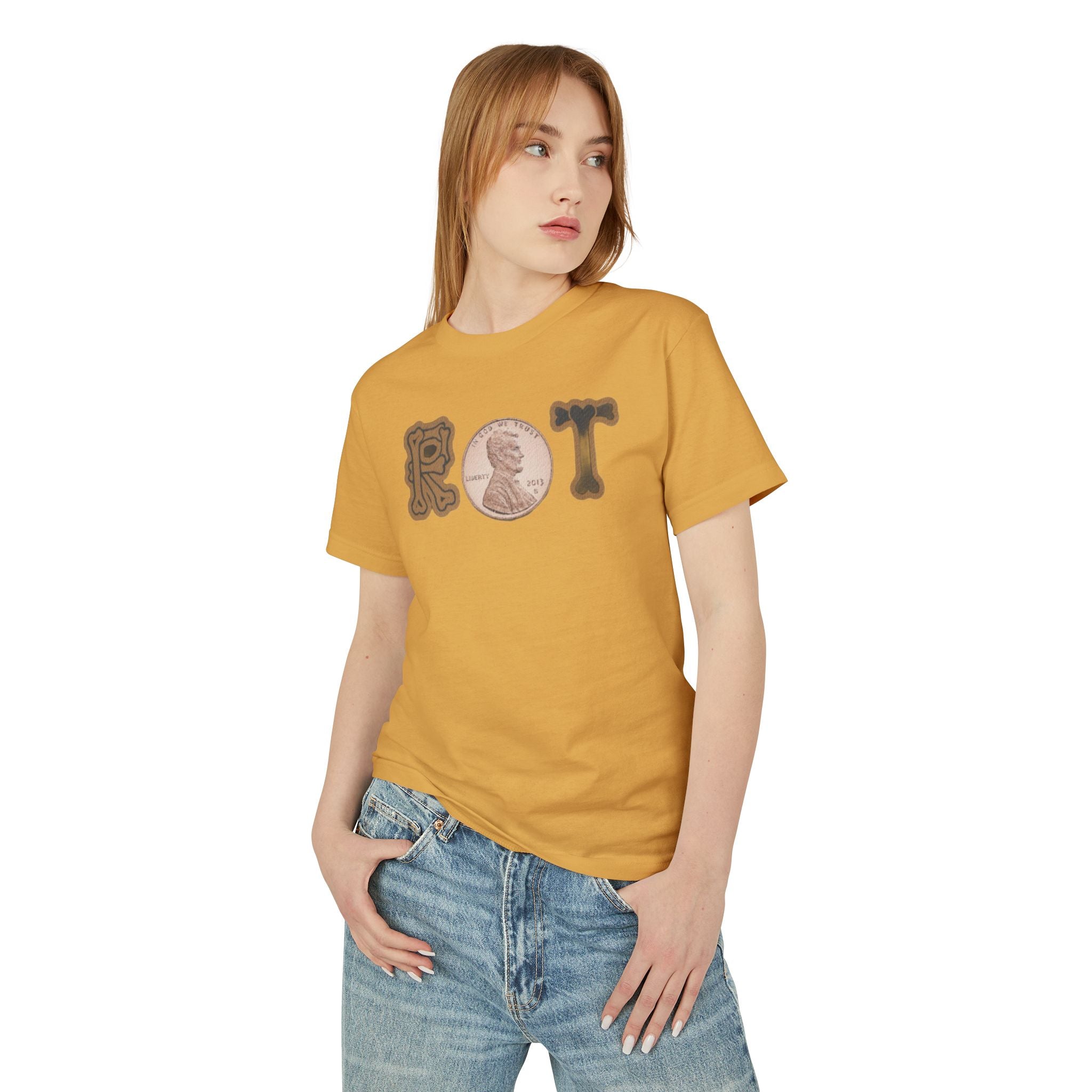 Proof Pain Pays Graphic Tee — Retro Penny Lettering Front, 'Proof Pain Pays' Back