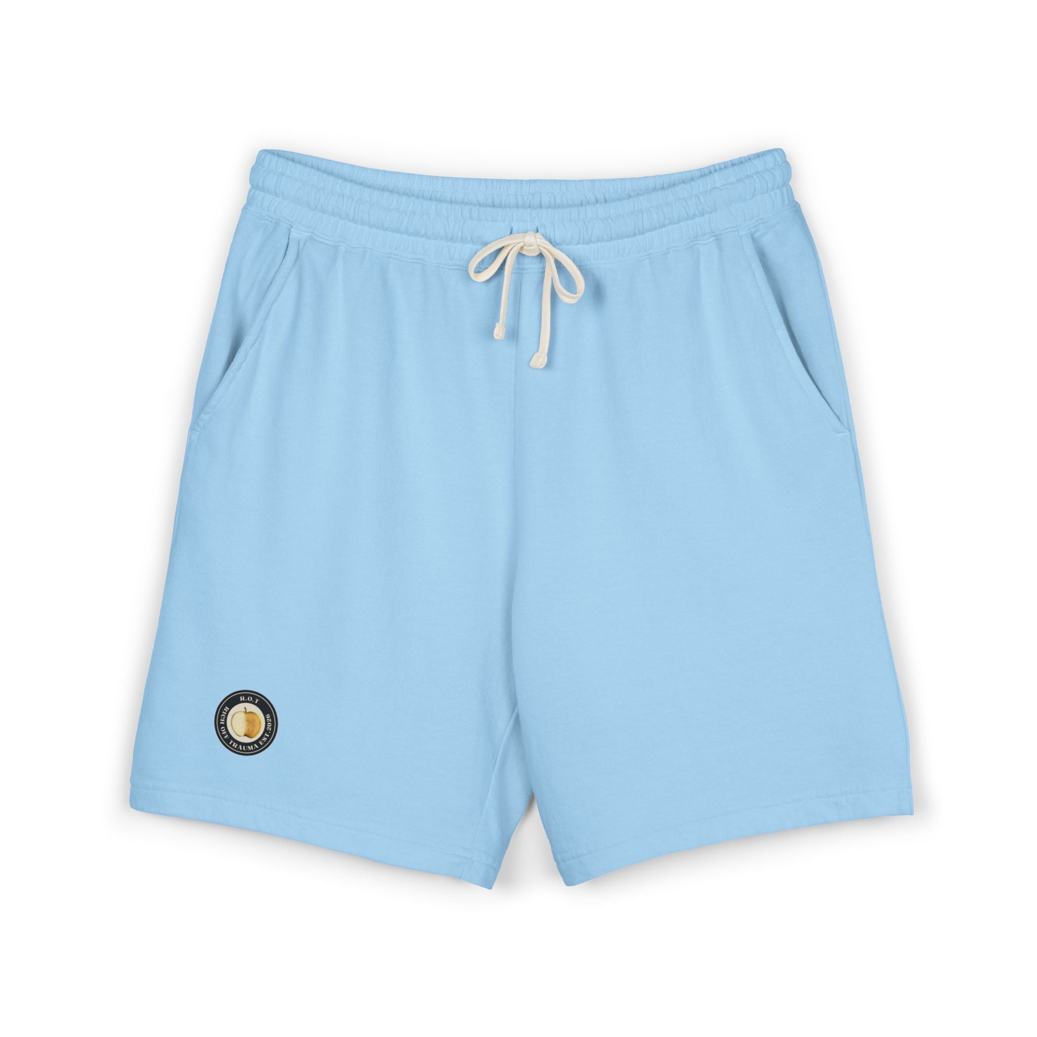 ROT Crew Fleece Sweat Shorts — Garment-Dyed Lightweight Casual Lounge Shorts