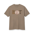 Proof Pain Pays Graphic Tee — Retro Penny Lettering Front, 'Proof Pain Pays' Back