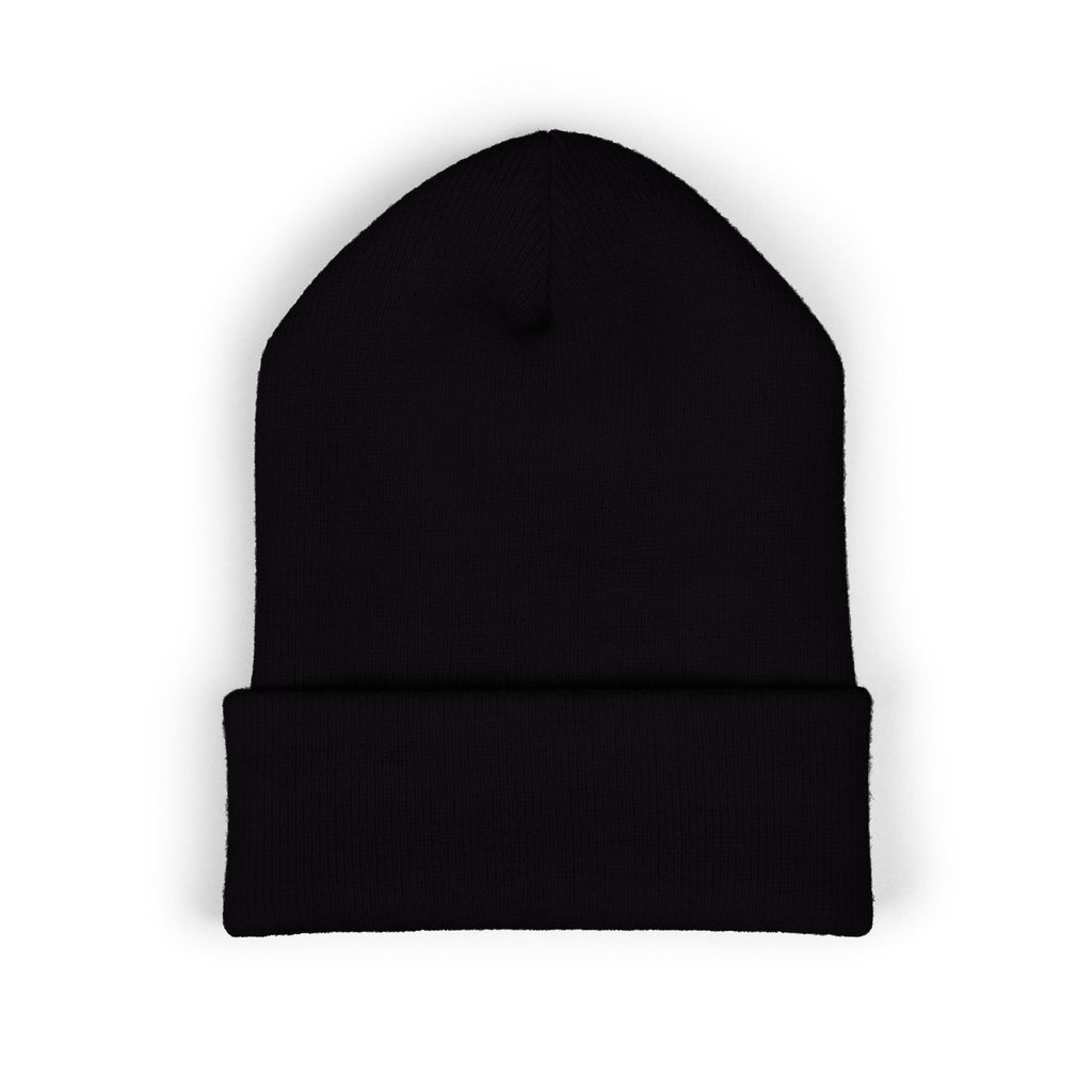 ROT Patch Cuffed Beanie — Classic Knit Winter Hat