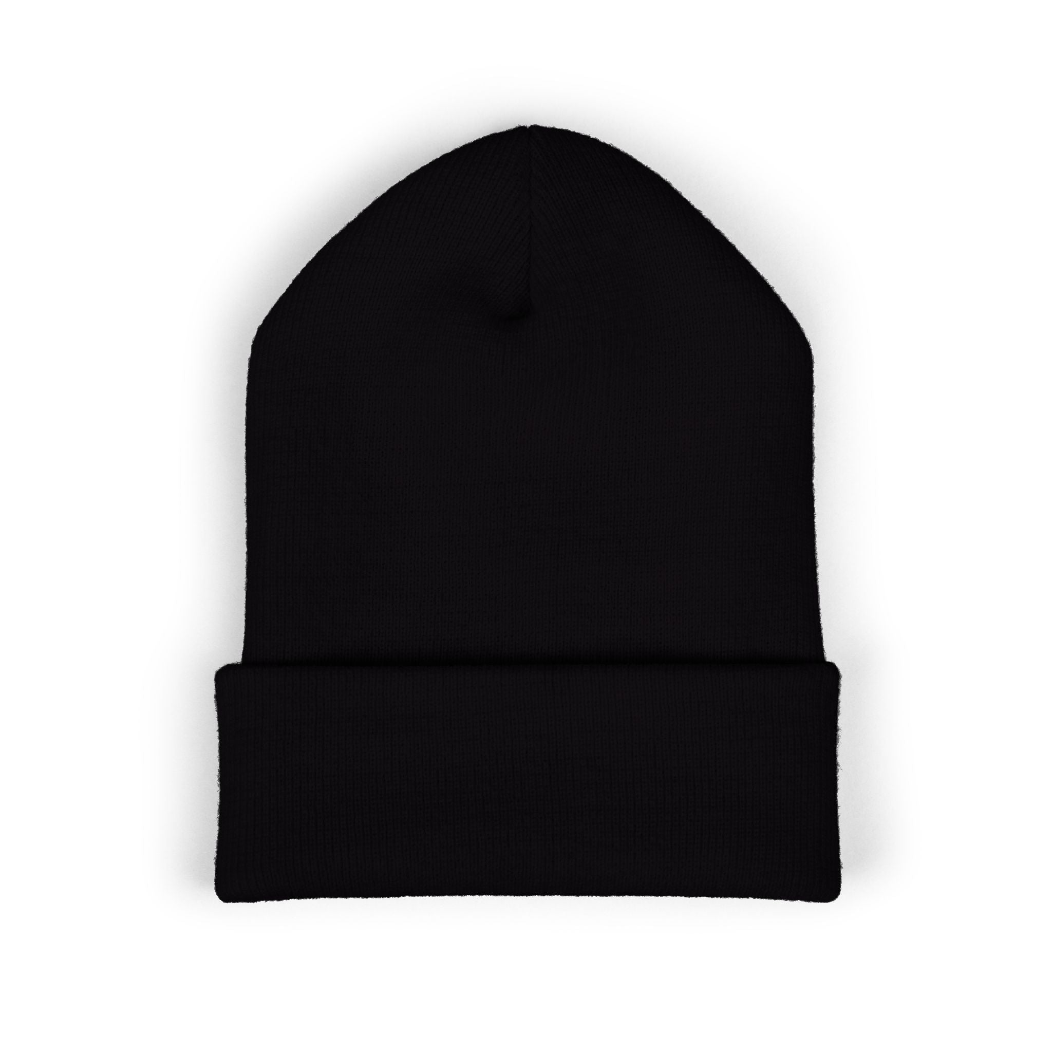 ROT Patch Cuffed Beanie — Classic Knit Winter Hat