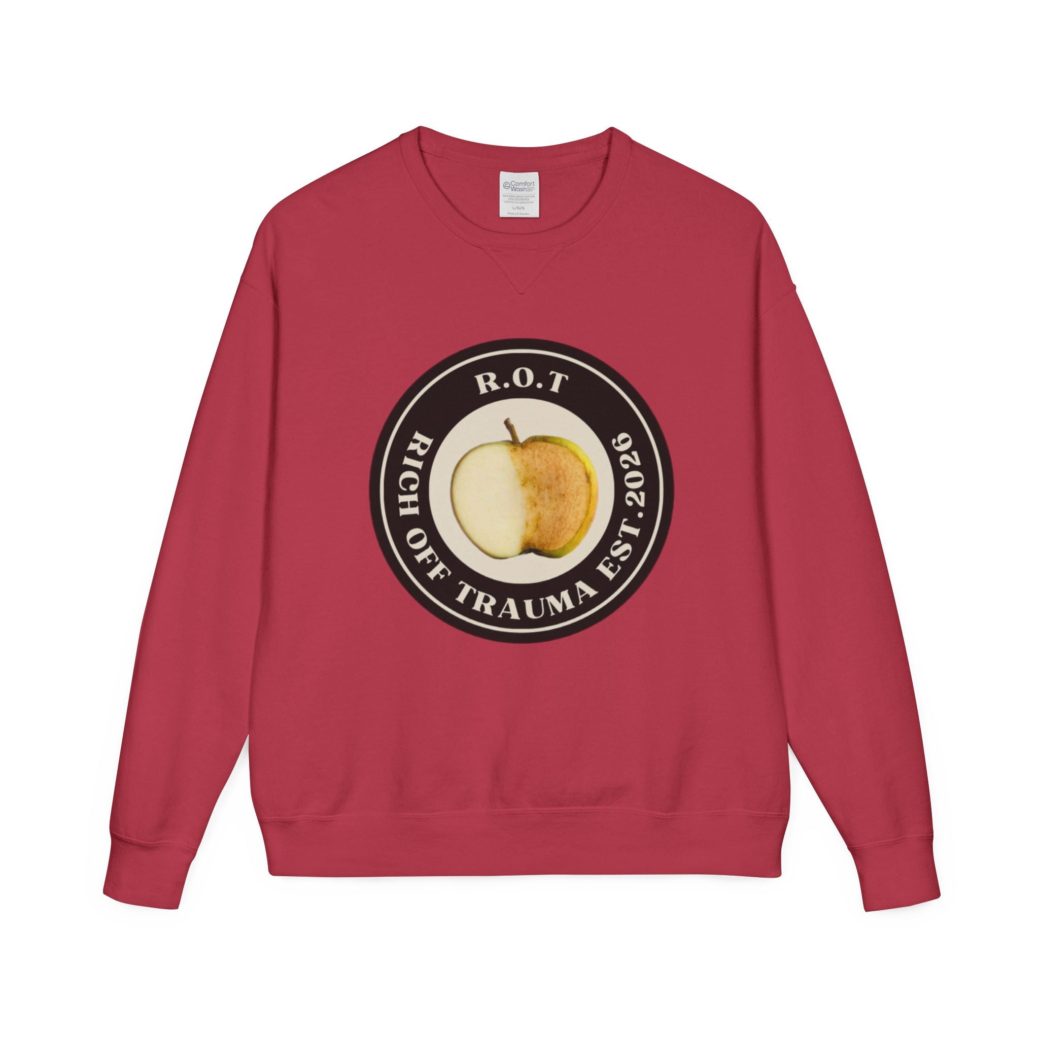 Crewneck Sweatshirt — R.O.T. (Rich Off Trauma) Logo