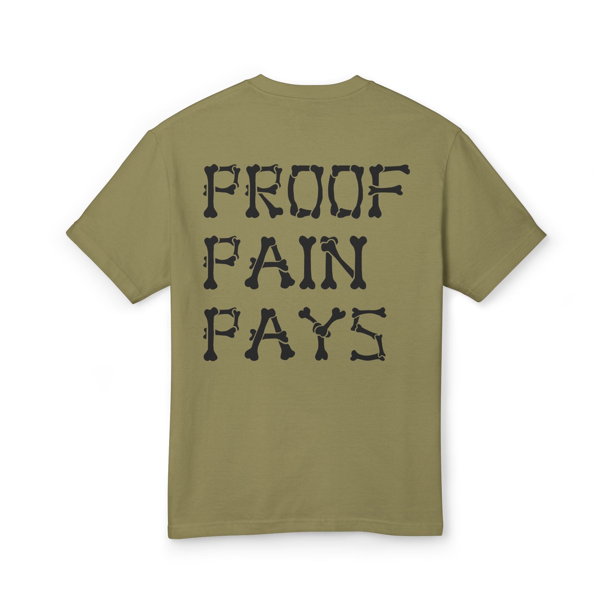 Proof Pain Pays T‑Shirt — Vintage Coin Graphic Short Sleeve Tee