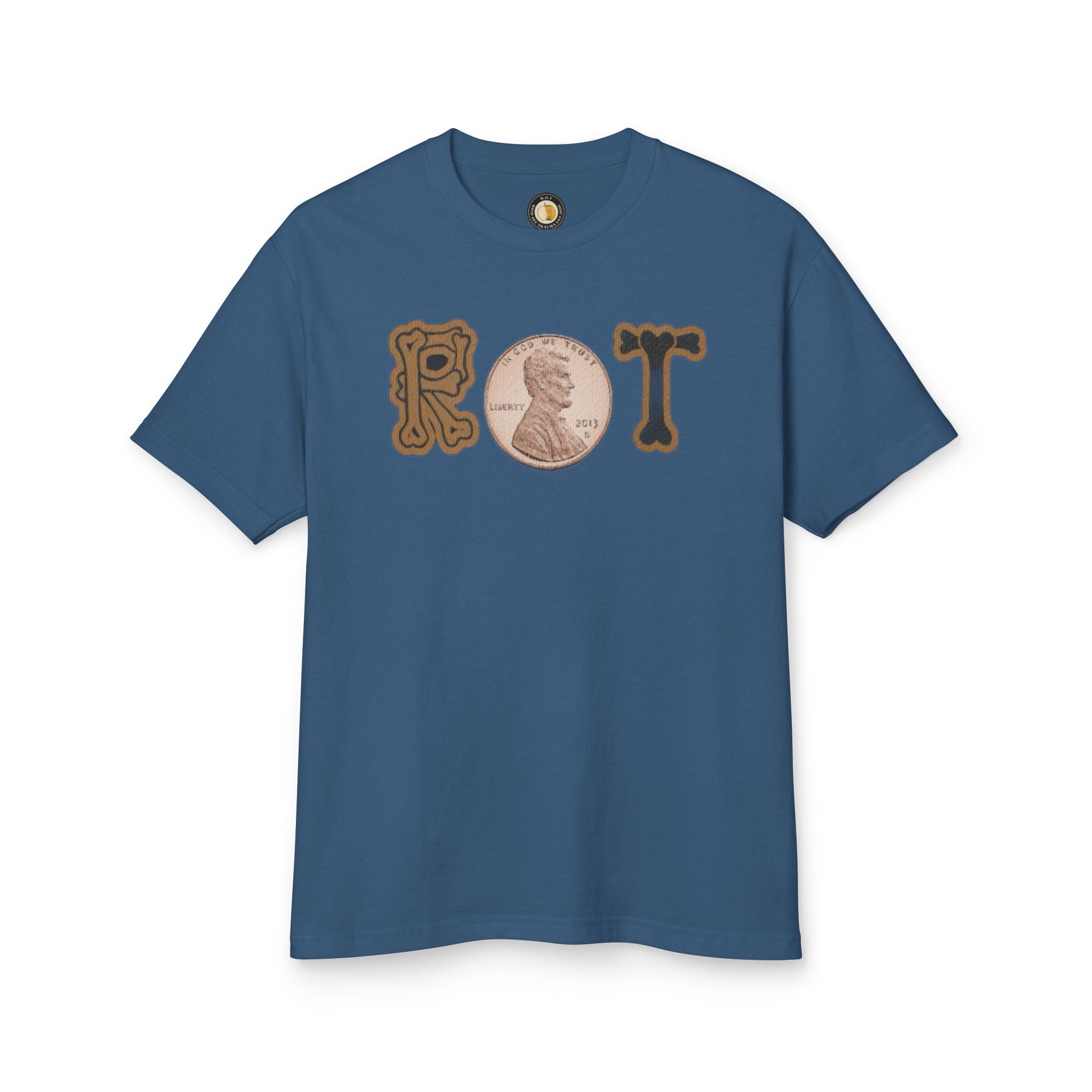 Proof Pain Pays Graphic Tee — Retro Penny Lettering Front, 'Proof Pain Pays' Back