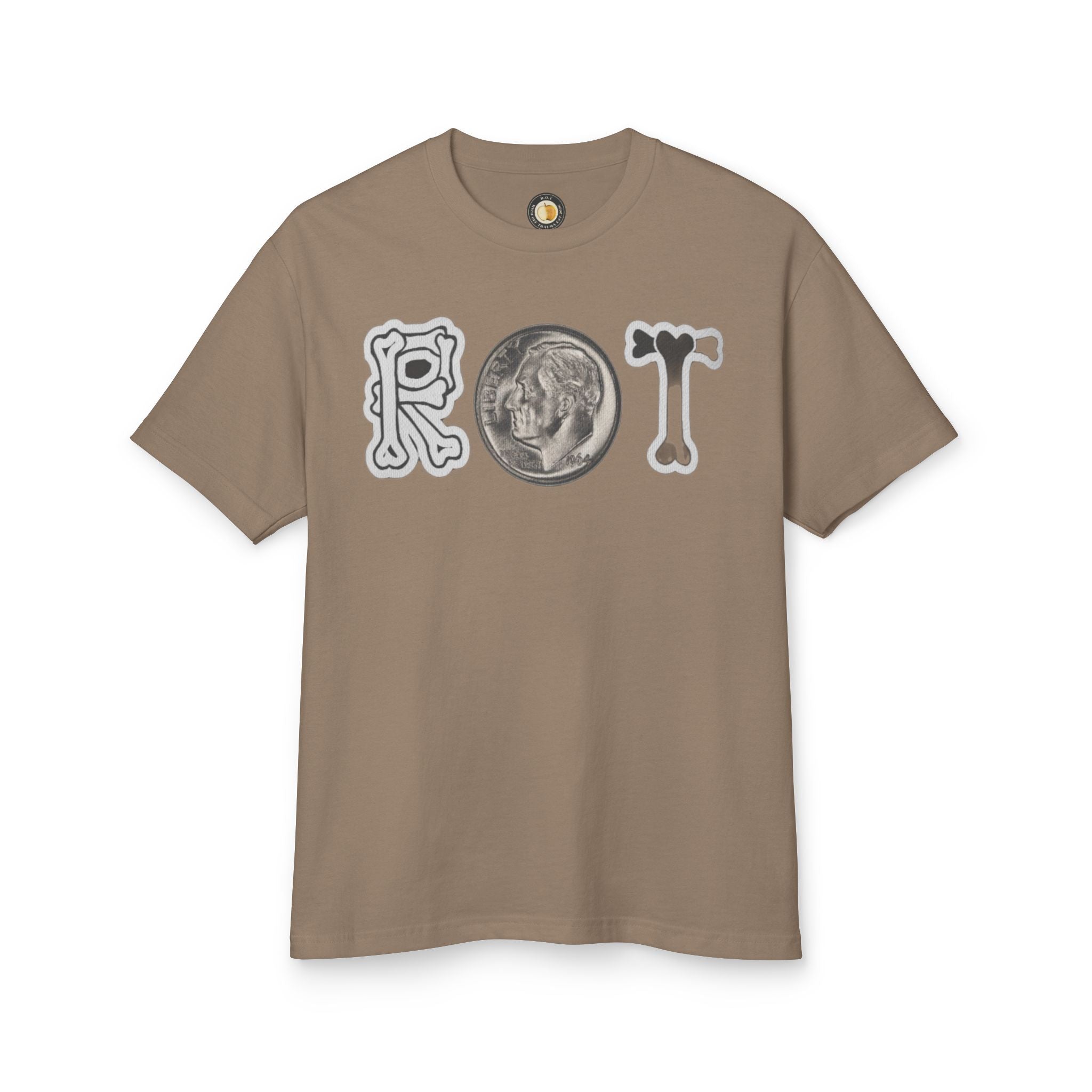 Proof Pain Pays Cotton Tee — ROT Coin Front & 'PROOF PAIN PAYS' Back
