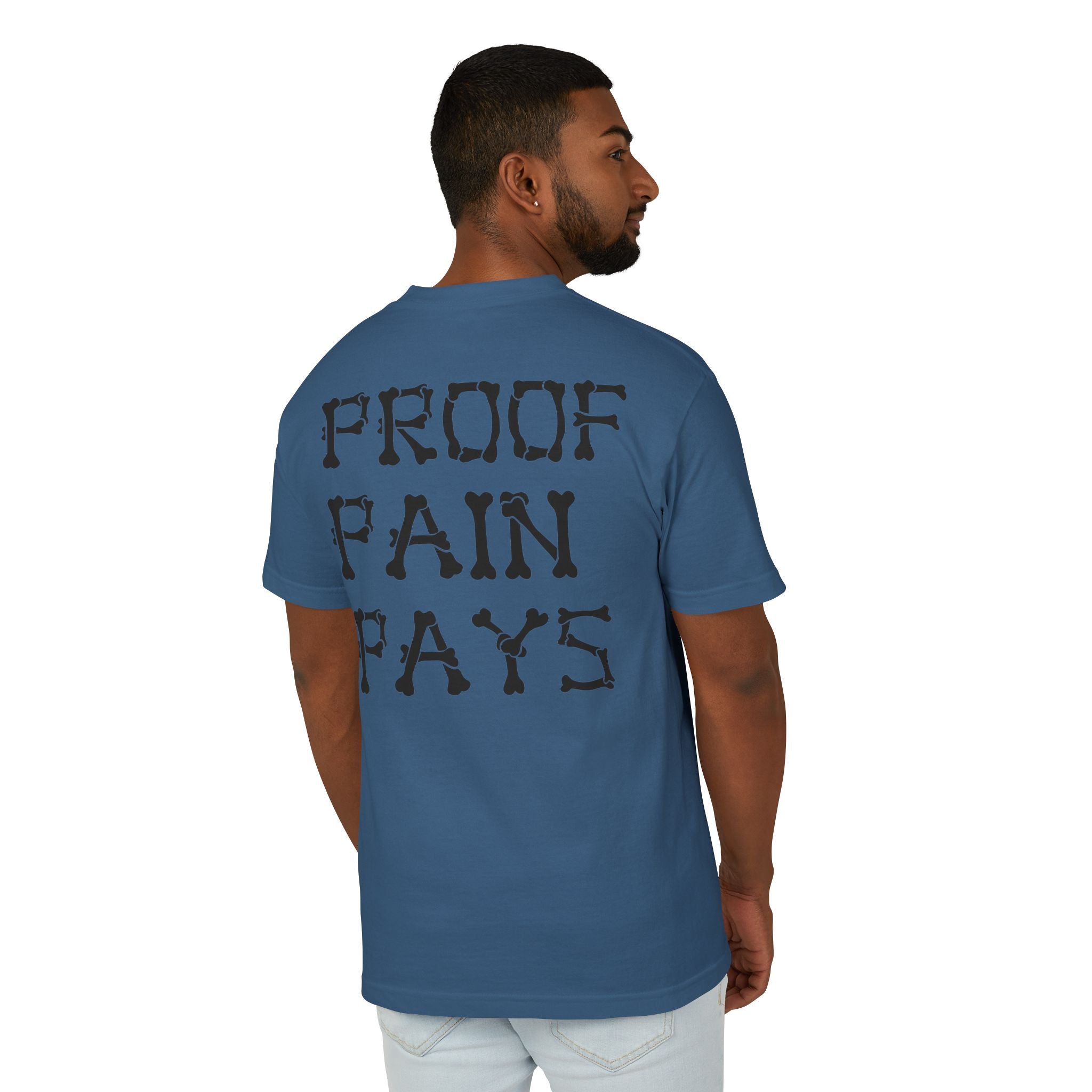 Proof Pain Pays T-Shirt — Vintage Coin Logo Graphic Tee