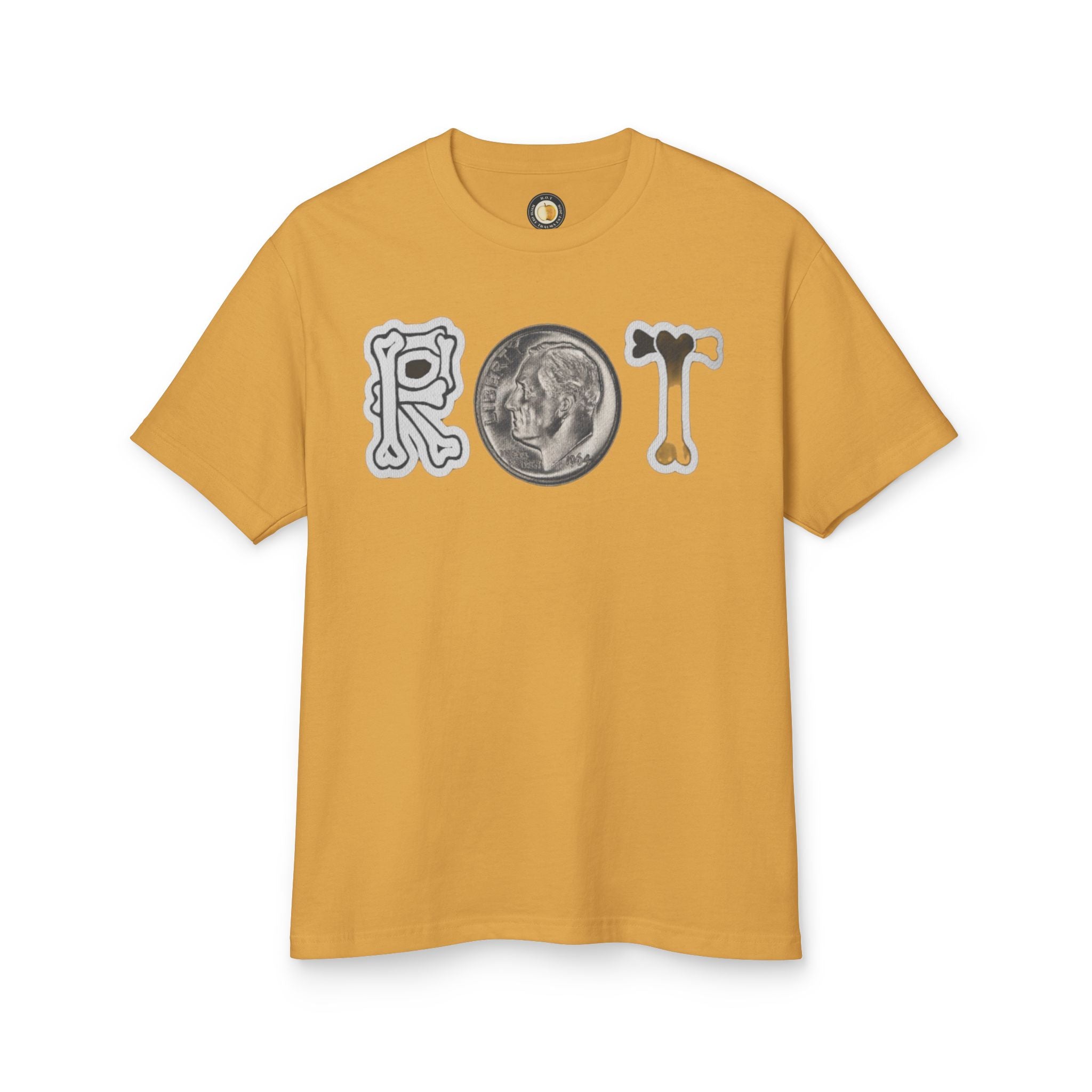 Proof Pain Pays Cotton Tee — ROT Coin Front & 'PROOF PAIN PAYS' Back