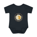 Infant Bodysuit — 'R.O.T. (Rise Of Trauma)' Apple Logo Baby Onesie