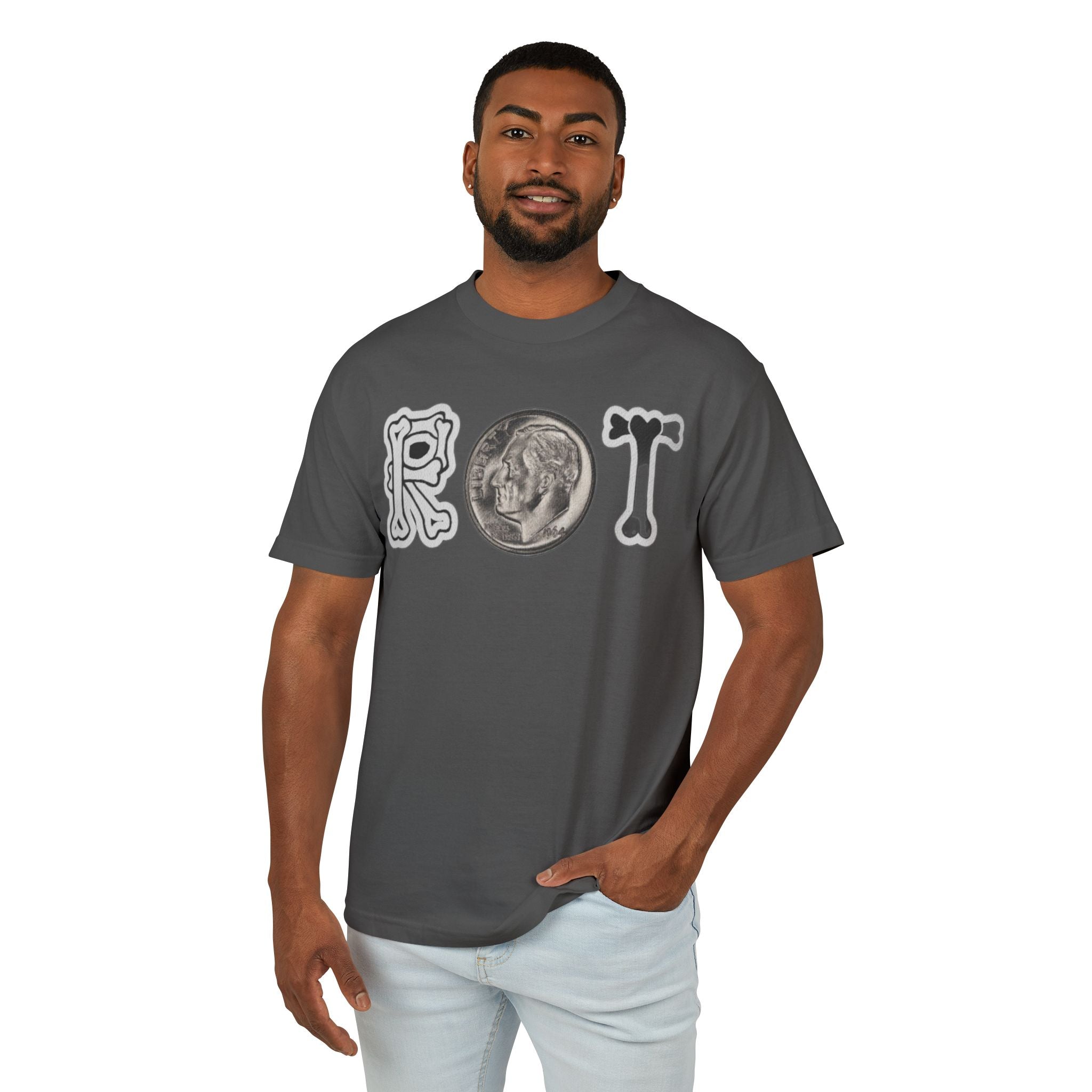 Proof Pain Pays Cotton Tee — ROT Coin Front & 'PROOF PAIN PAYS' Back