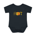 'Rot' Peach Graphic Infant Bodysuit – Funny Fruit Baby Onesie