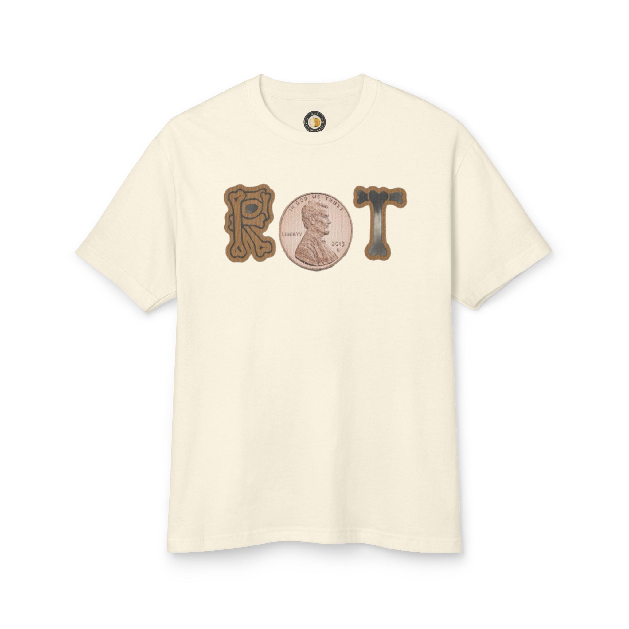 Proof Pain Pays Graphic Tee — Retro Penny Lettering Front, 'Proof Pain Pays' Back