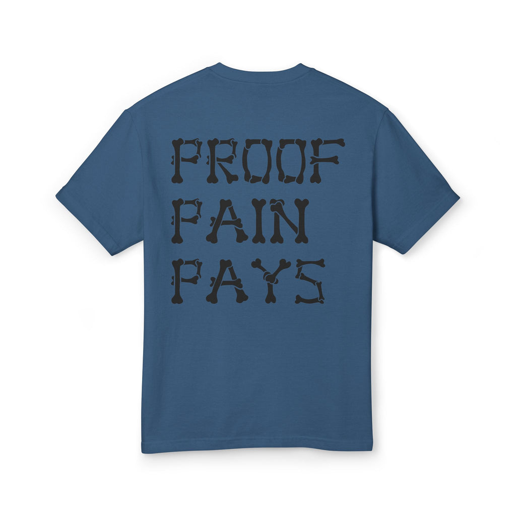 Proof Pain Pays T‑Shirt — Vintage Coin Graphic Short Sleeve Tee