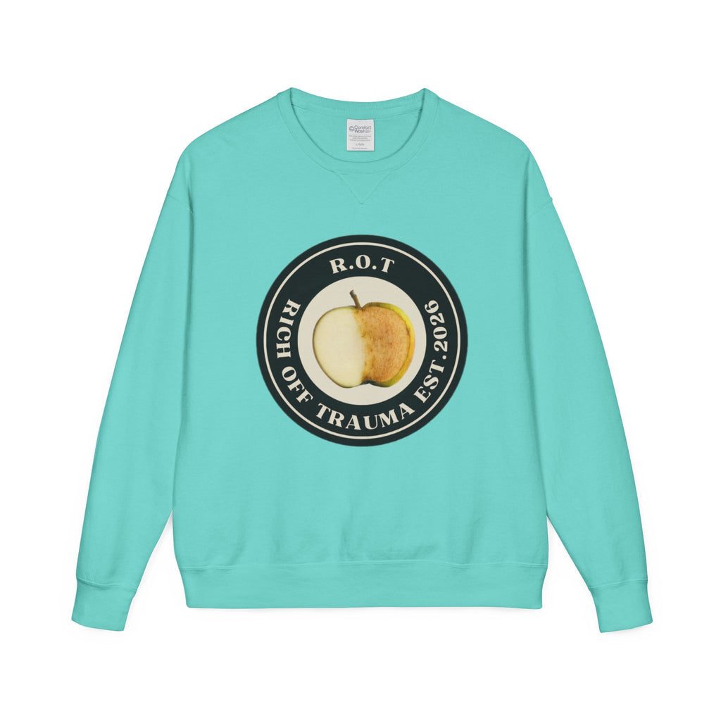 Crewneck Sweatshirt — R.O.T. (Rich Off Trauma) Logo