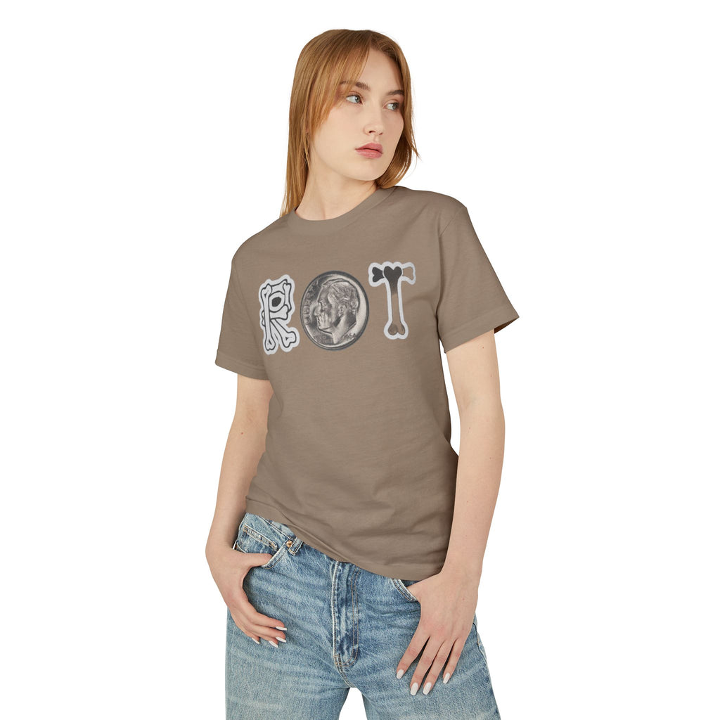 Proof Pain Pays Cotton Tee — ROT Coin Front & 'PROOF PAIN PAYS' Back