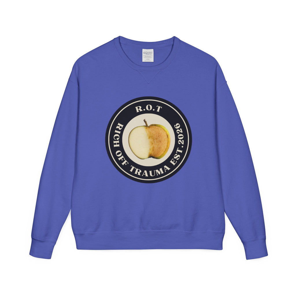 Crewneck Sweatshirt — R.O.T. (Rich Off Trauma) Logo