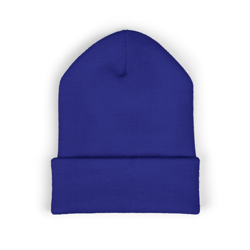 ROT Patch Cuffed Beanie — Classic Knit Winter Hat