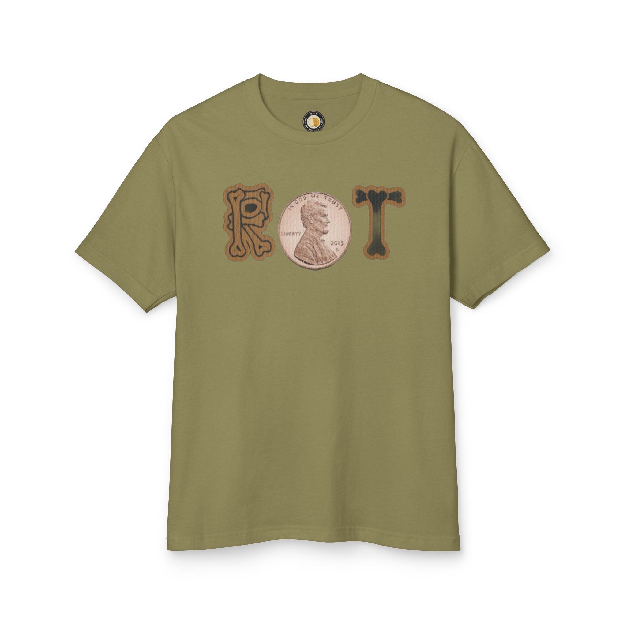 Proof Pain Pays Graphic Tee — Retro Penny Lettering Front, 'Proof Pain Pays' Back