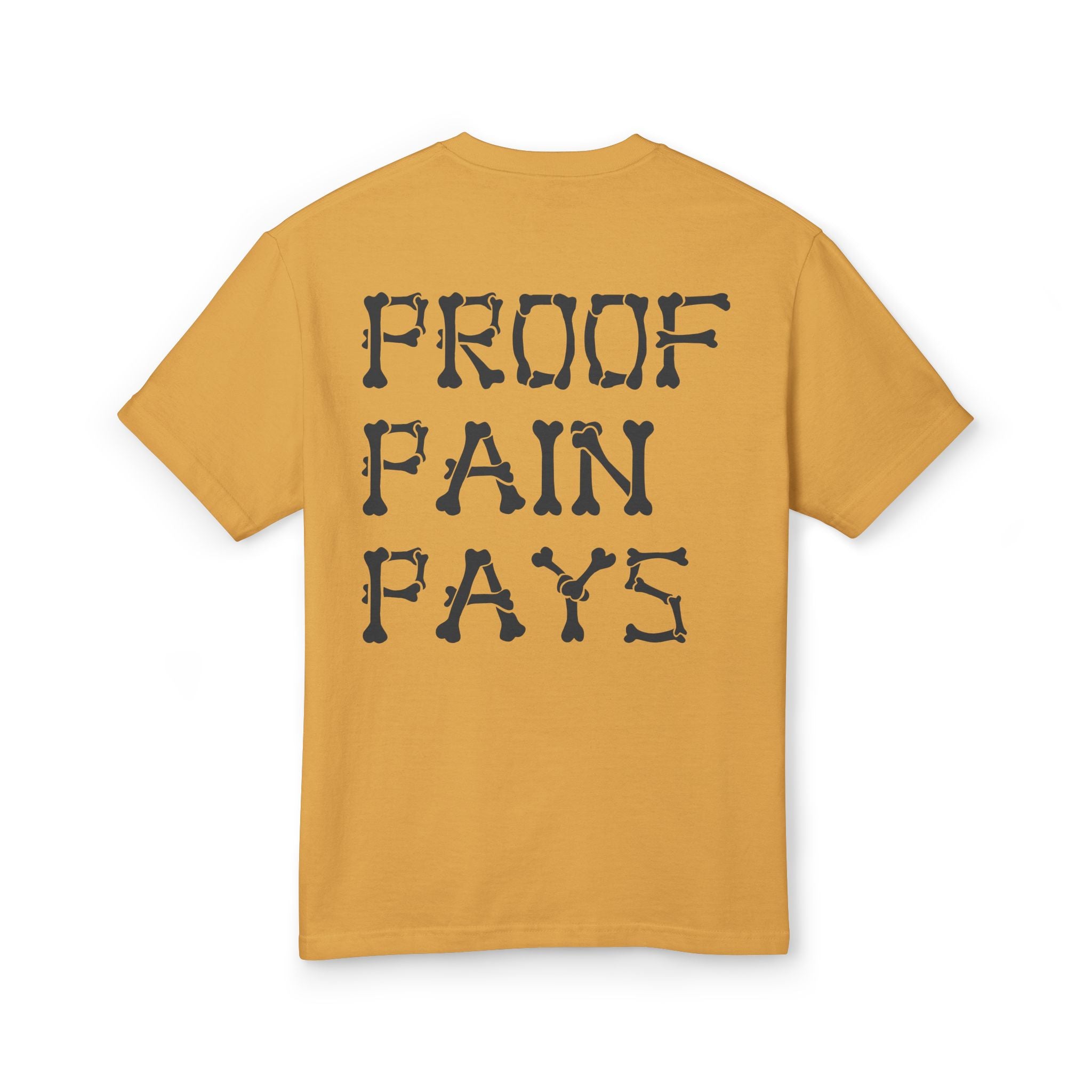 Proof Pain Pays T‑Shirt — Vintage Coin Graphic Short Sleeve Tee