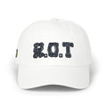 R.O.T Embroidered Classic Dad Cap – Vintage Denim Lettering Baseball Hat