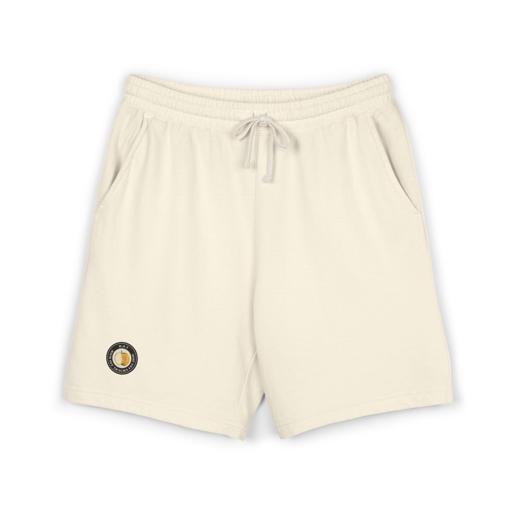 ROT Crew Fleece Sweat Shorts — Garment-Dyed Lightweight Casual Lounge Shorts