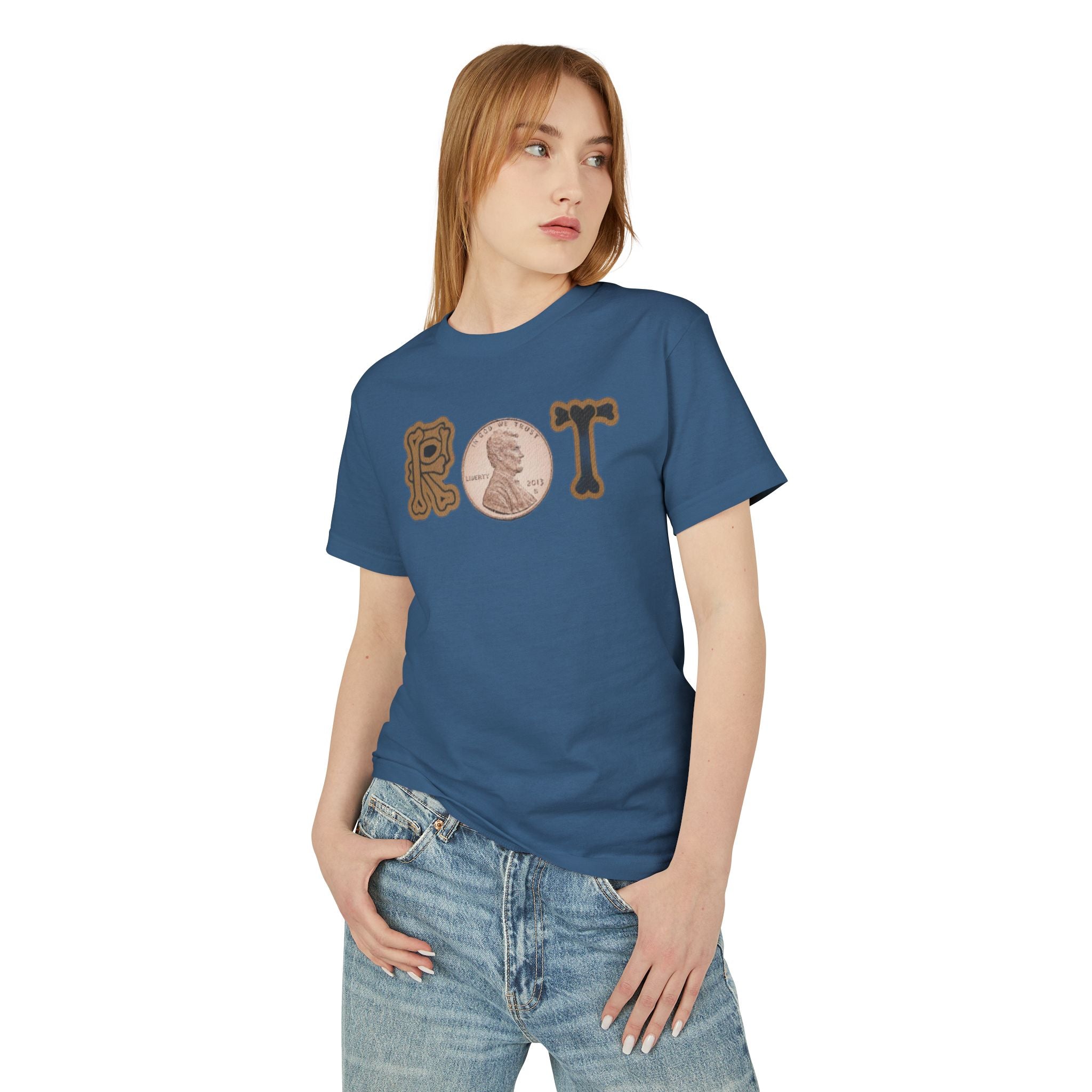 Proof Pain Pays Graphic Tee — Retro Penny Lettering Front, 'Proof Pain Pays' Back