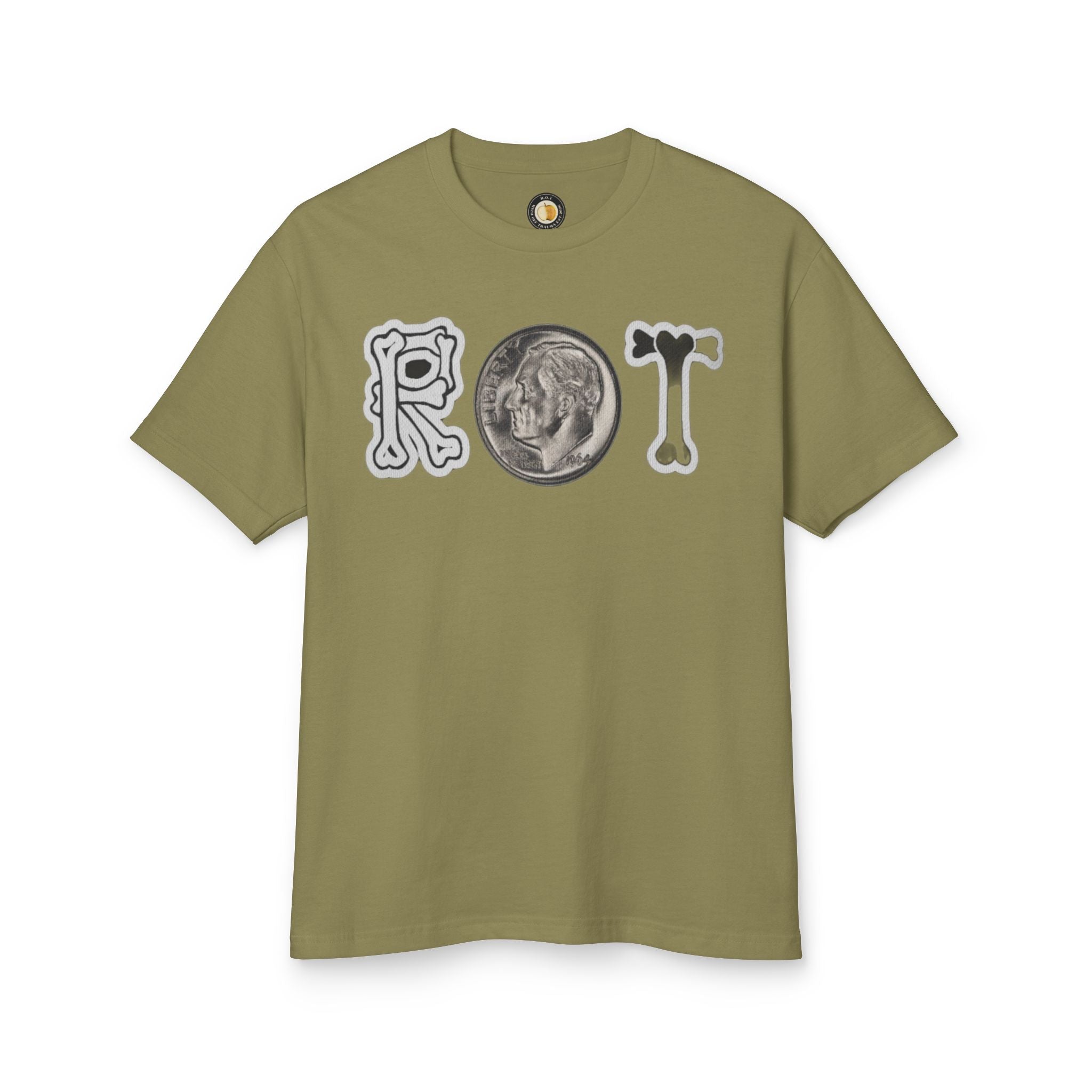 Proof Pain Pays Cotton Tee — ROT Coin Front & 'PROOF PAIN PAYS' Back