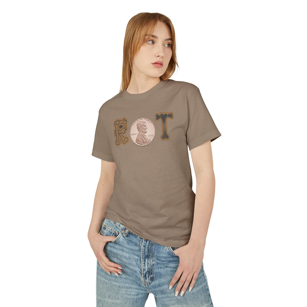 Proof Pain Pays Graphic Tee — Retro Penny Lettering Front, 'Proof Pain Pays' Back