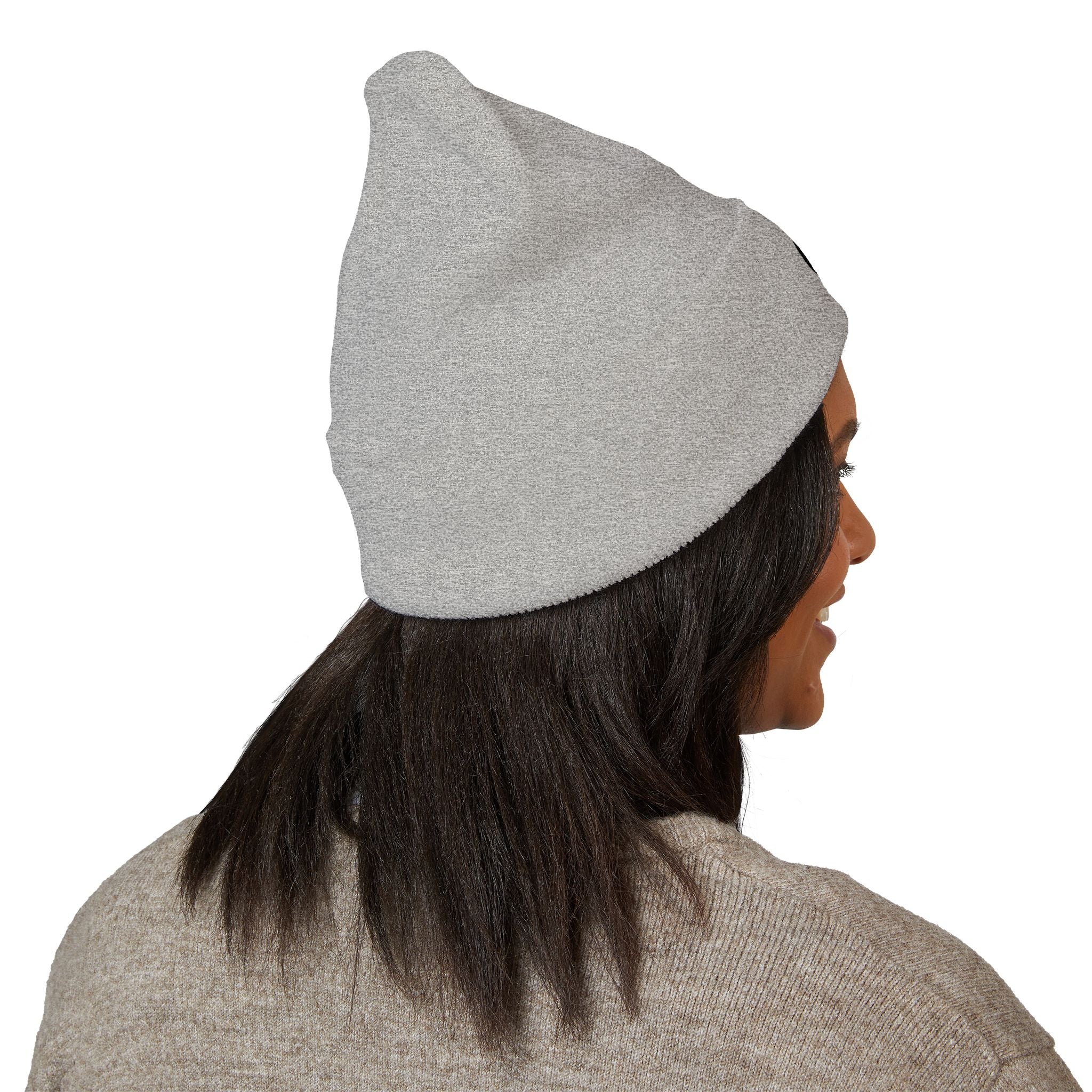 ROT Patch Cuffed Beanie — Classic Knit Winter Hat