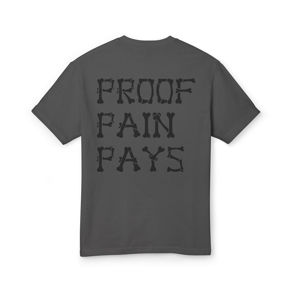 Proof Pain Pays T‑Shirt — Vintage Coin Graphic Short Sleeve Tee