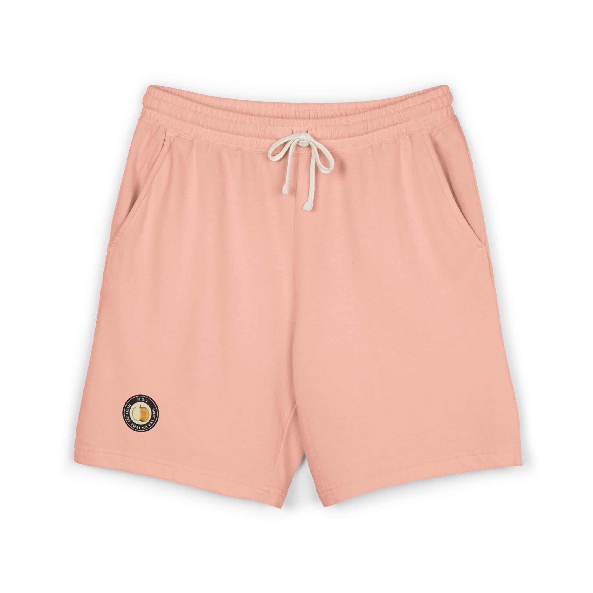 ROT Crew Fleece Sweat Shorts — Garment-Dyed Lightweight Casual Lounge Shorts