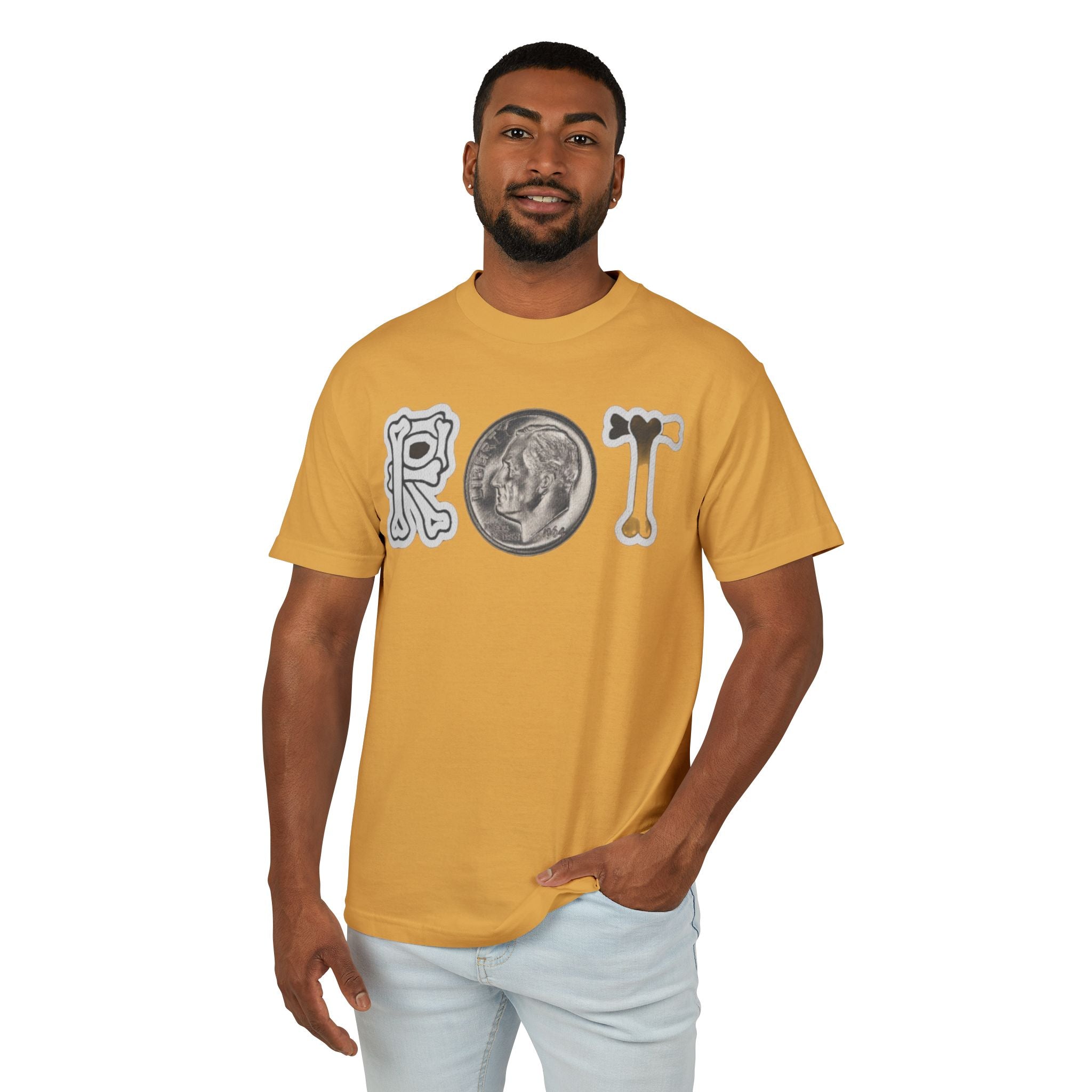 Proof Pain Pays Cotton Tee — ROT Coin Front & 'PROOF PAIN PAYS' Back