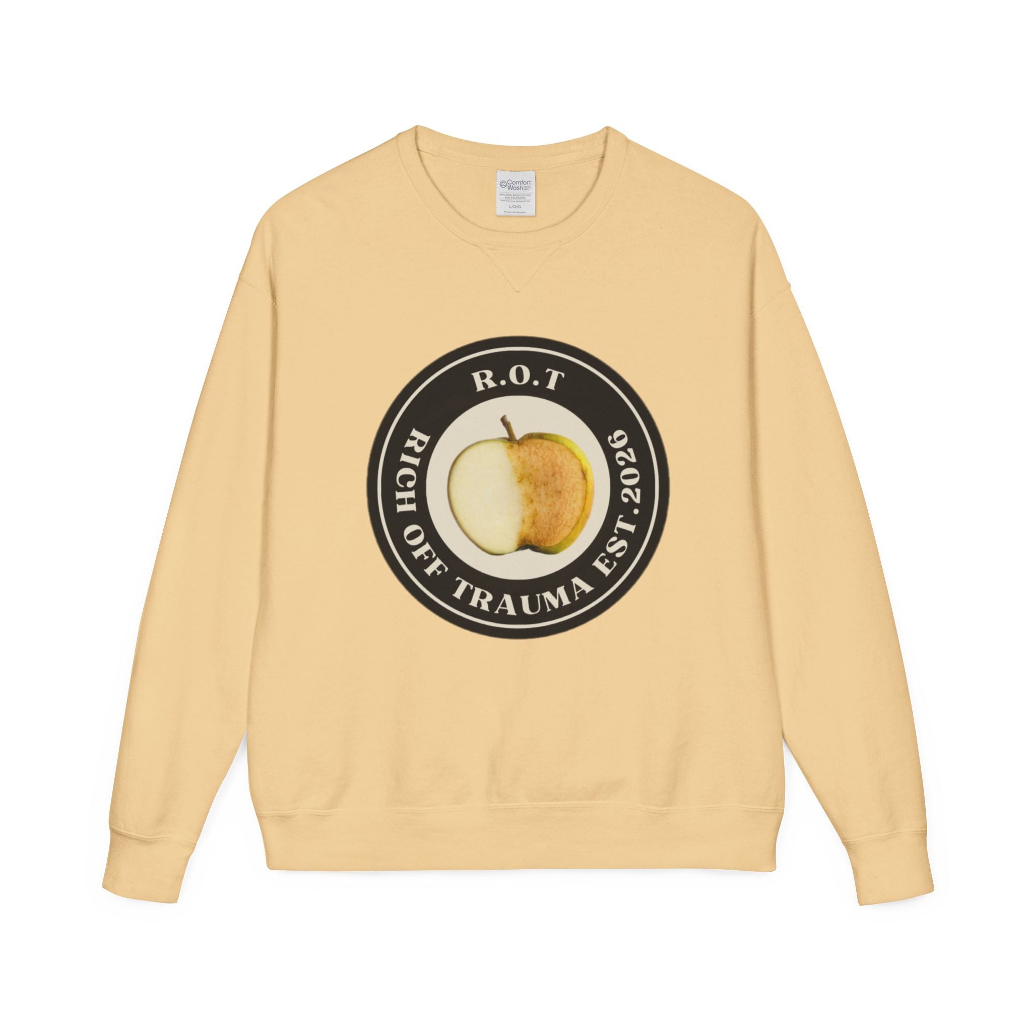 Crewneck Sweatshirt — R.O.T. (Rich Off Trauma) Logo