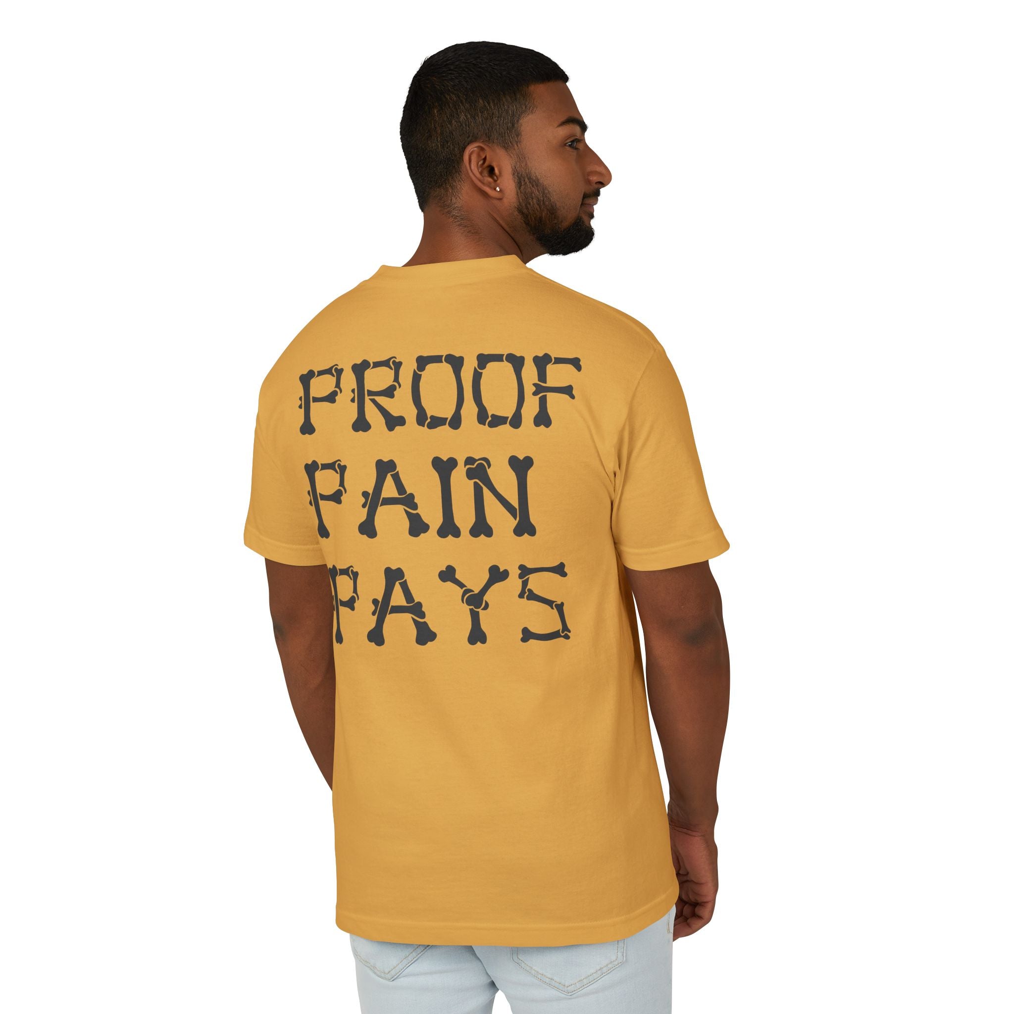 Proof Pain Pays T-Shirt — Vintage Coin Logo Graphic Tee