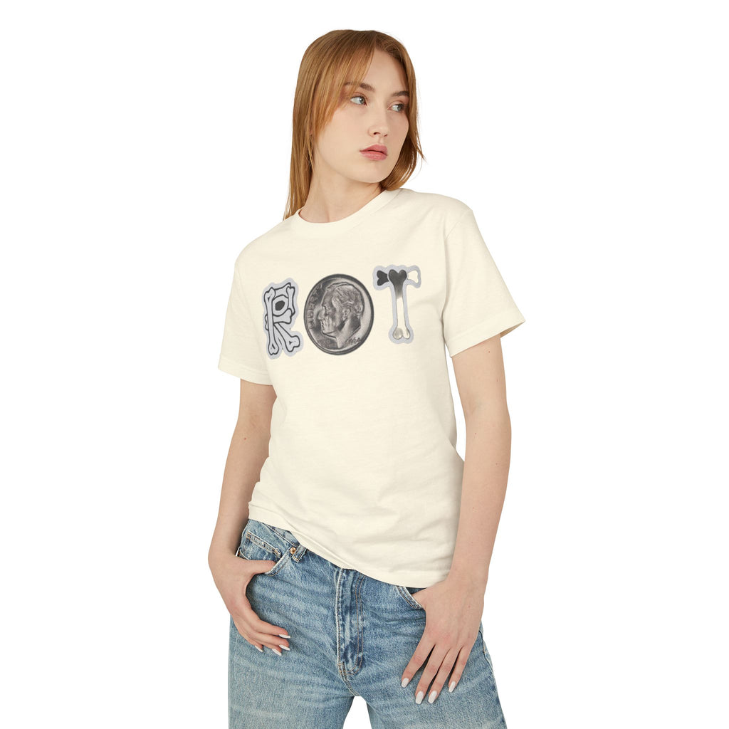 Proof Pain Pays Cotton Tee — ROT Coin Front & 'PROOF PAIN PAYS' Back